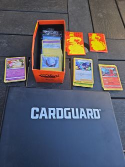 Pokémon collection folder and box