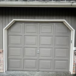 Custom Wood Garage Door 9-ft X 7-ft 