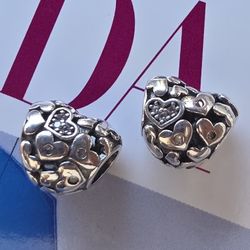 Pandora Heart  Charm $25 Ea