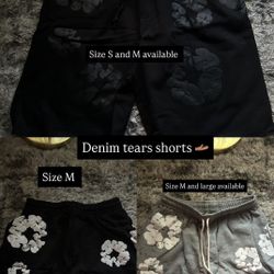 Brand New Denim Tear Shorts Comes With Bag 