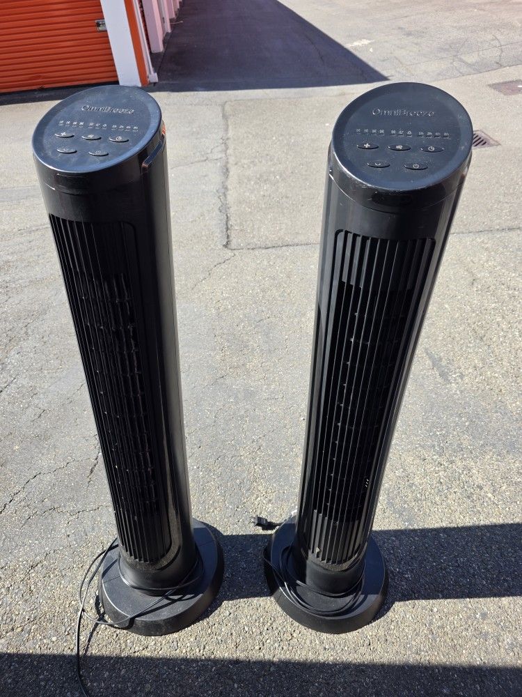 3 Tower Fans 