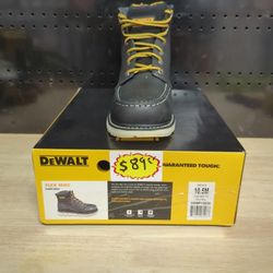 DEWALT
Men's Flex Moc 6 in. Work Boots - Soft Toe - Black Pitstop Size 10.5 (M)