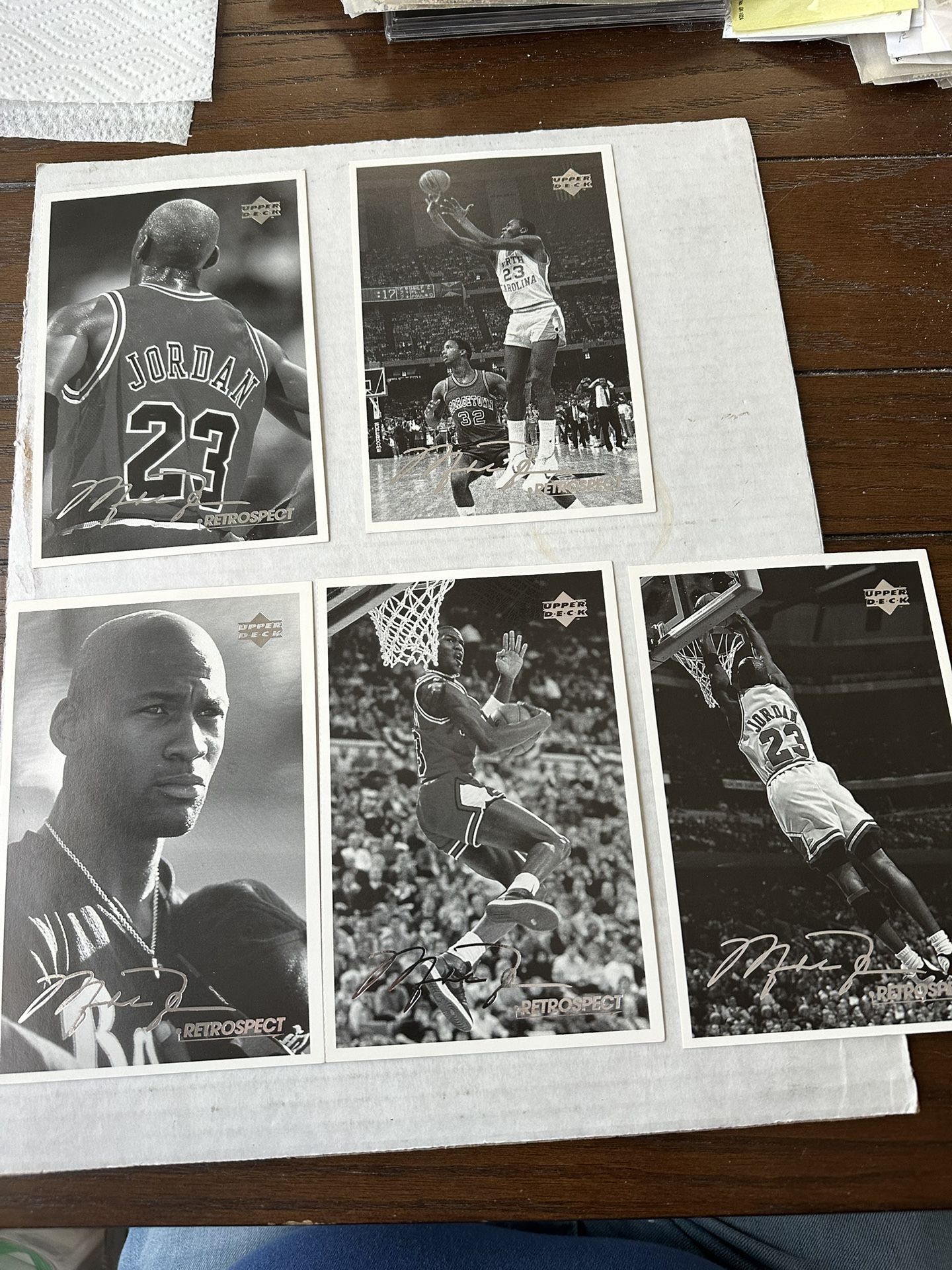 1998 Upper Deck Michael Jordan MVP Set Of 5 Cards