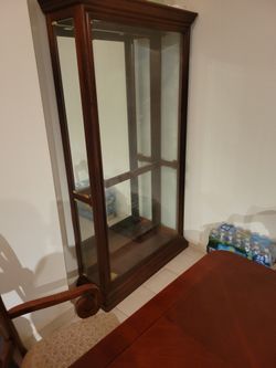 Curio, Display Case, Glass Shelving 