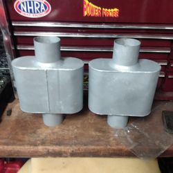 new performance mufflers 2.5 inlet 