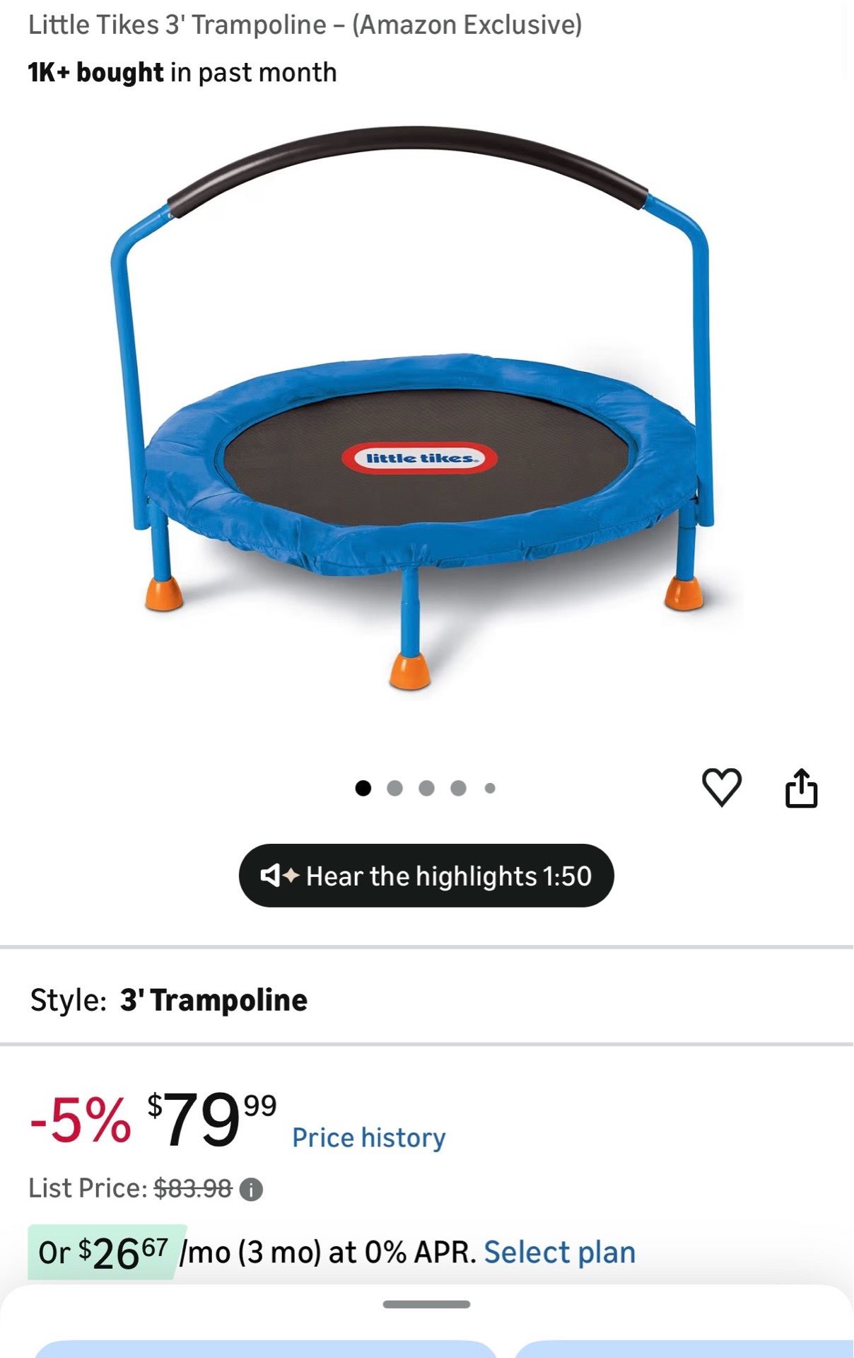 kids trampoline