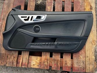 12-15 SLK250 R172 FRONT PASSENGER RIGHT INTERIOR DOOR TRIM PANEL BLACK