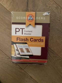 Scorebuilders PT Flash Cards