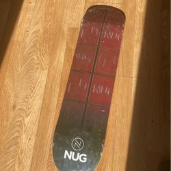 Nug Skateboard Blank Deck With Grip 
