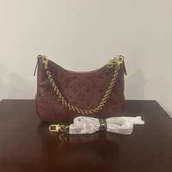 Louis Vuitton Boulogne PM handbag Color Garnet