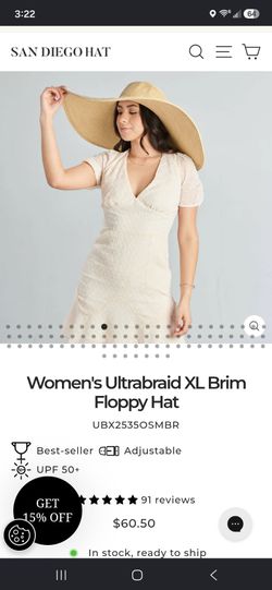 Women's Brim Floppy Hat NEW
