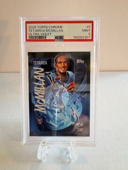 2025 Topps Chrome - Tetairoa McMillan #UV-5 Ultra Violet 🔥Case Hit🔥 Low POP (RC)