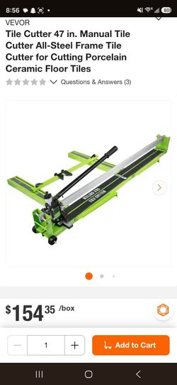 Tile Cutter 47 inch