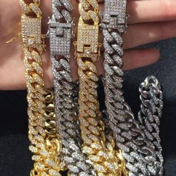 Cuban link chains 22” 65 each 
