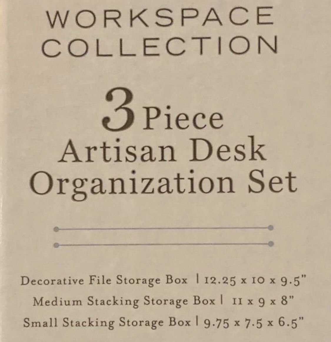 SAVE THE EARTH 🌍 Buy this 3-BOX SET 100% TREE-FREE Workspace Collection 3-Piece Desk Organization Set MSRP $29.99 BRAND NEW