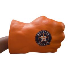 Houston Astros Fan Fist Foam Hulk Hand Drink Beer Soda Can Holder