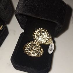 14 Karat Gold Plated Rings