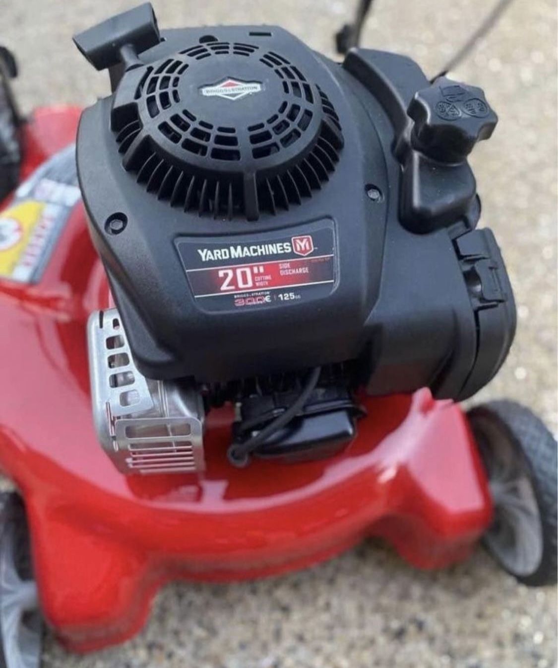 Yard Machines 20 in. 125 CC OHV Briggs and Stratton GAS Walk Behind Push