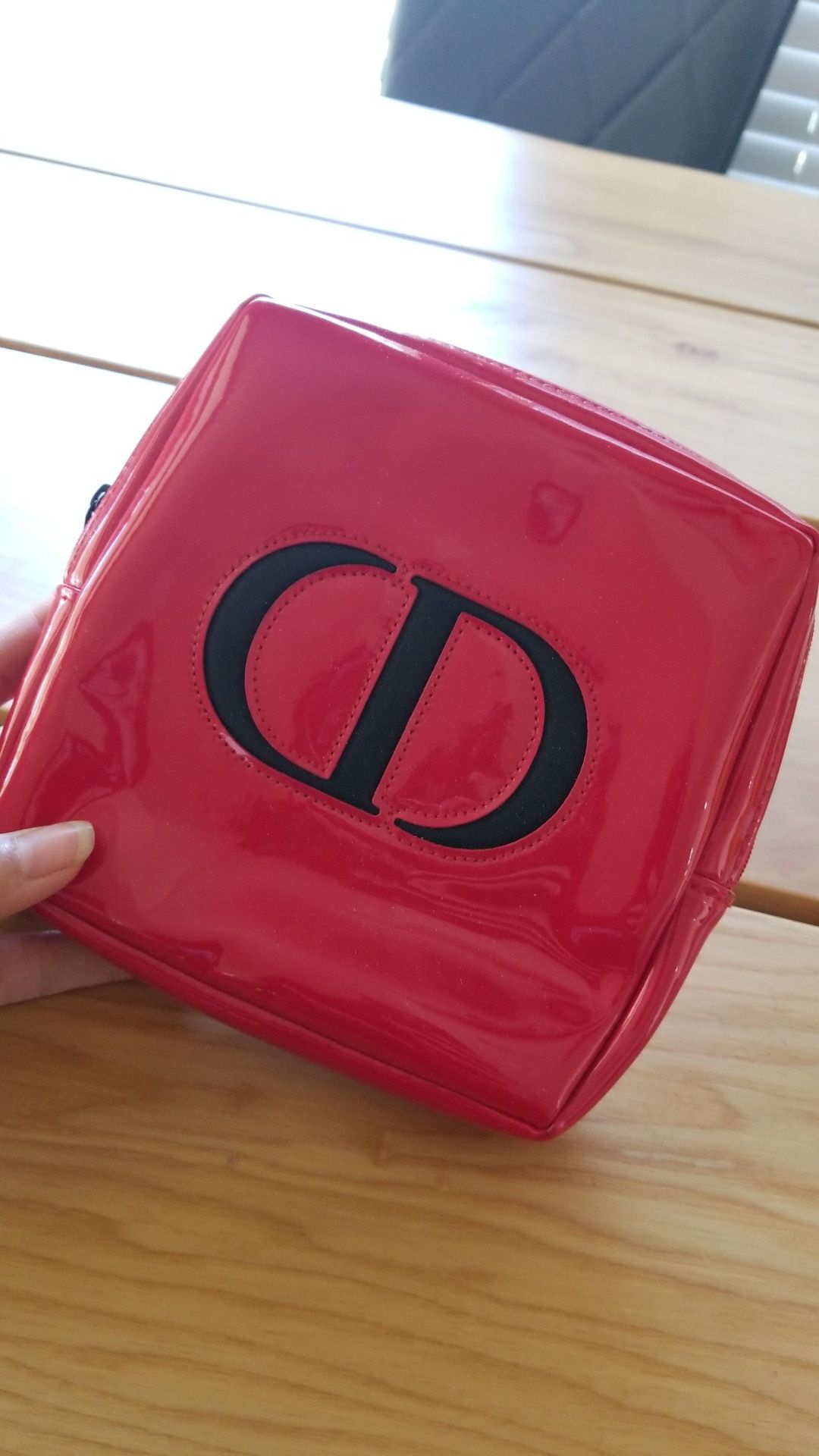 Christian Dior makeup bag