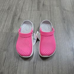 Crocs Literide Clogs Pink Womens Size 7