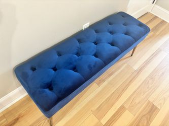 Tufted Velvet Bench