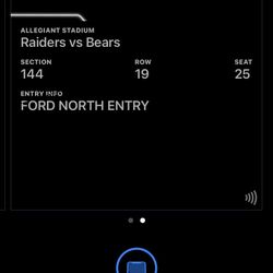 Tickets For The Raiders Bears On Oct 10th