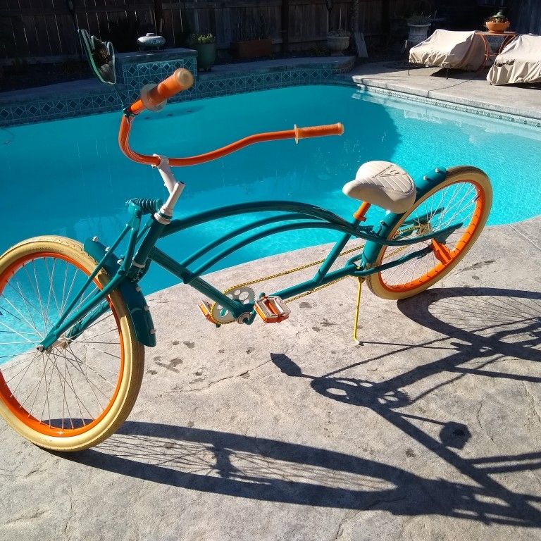 Custom 26 Inch Stretch Beach Cruiser Bicycle