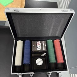 Poker Set With Metal Case 