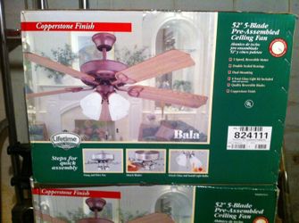 Coppertone Bala Ceiling Fan