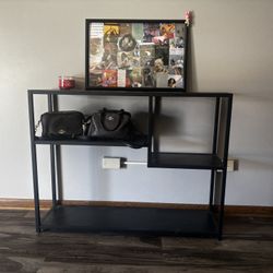 Entryway Table with Shelves