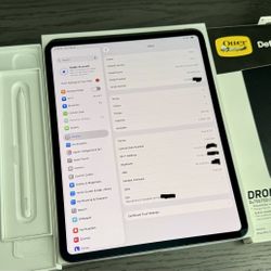 Apple iPad Pro 13” M4 256GB Unlocked + OtterBox Defender + Apple Pencil Pro 