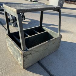 Antique Shoe Shine Stool