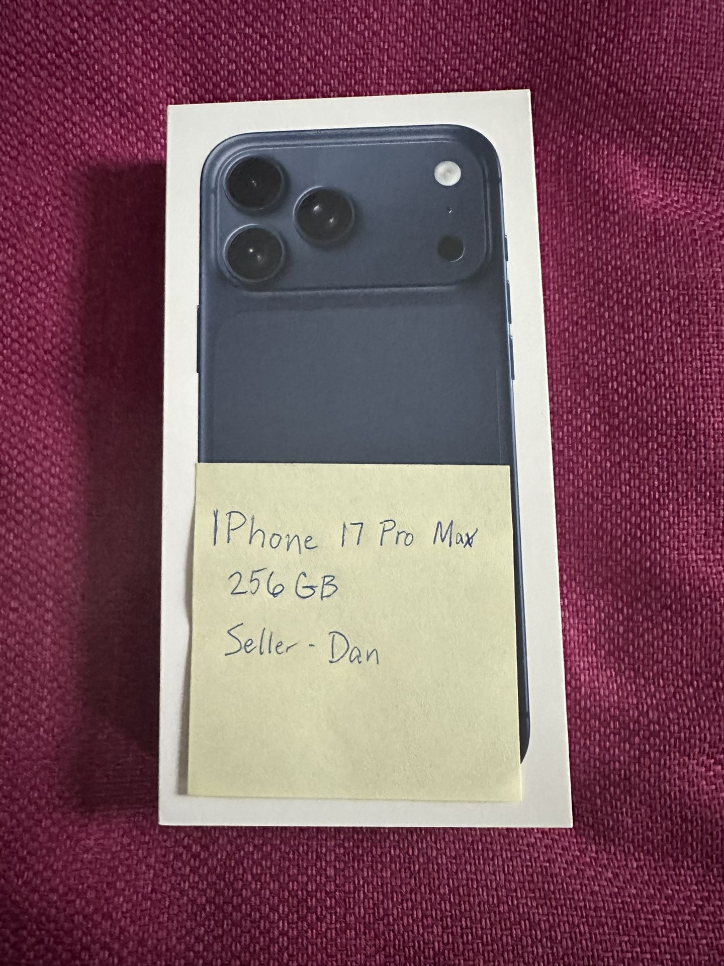 New Apple iPhone 17 Pro Max 256GB Deep Blue