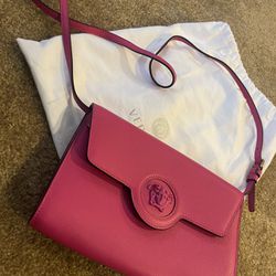 Pink Versace Hand Bag Brand New