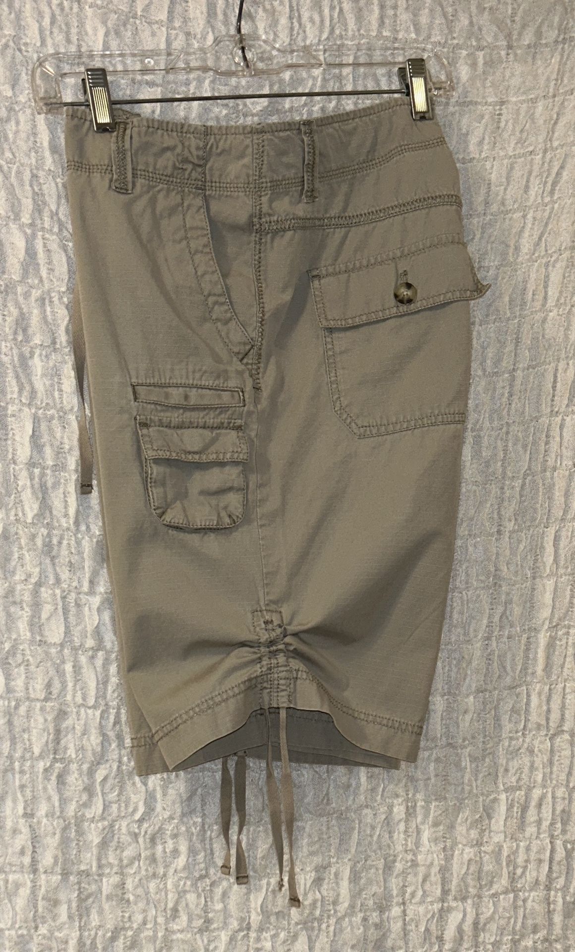 Eddie Bauer: Cargo Shorts, Drawstring Waist, Cotton, Size: 8