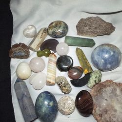 Crystal Collection Bundle - Spheres, Towers, Geodes & Palm Stones
