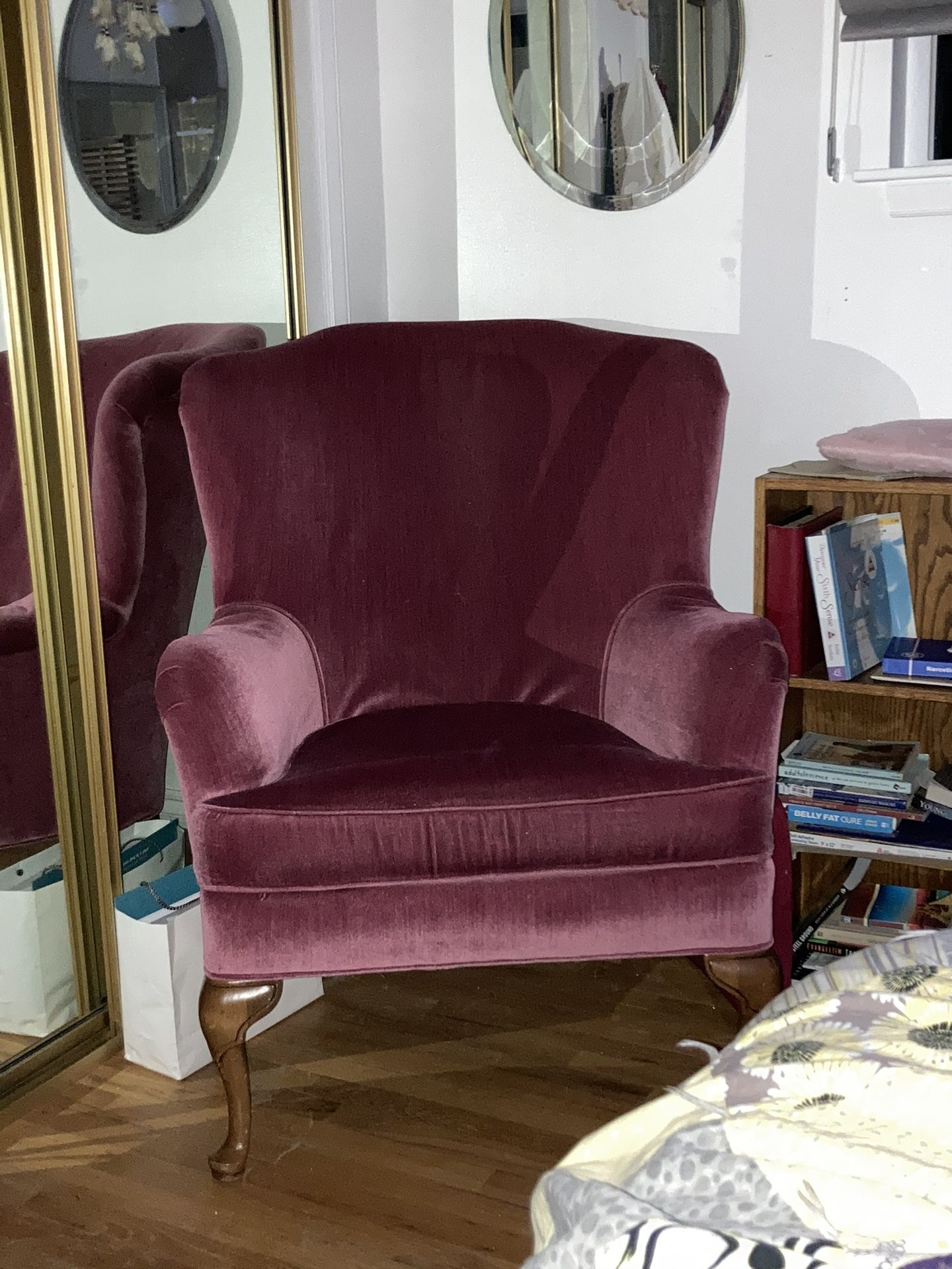 Pink Plush cozy Chair