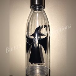 Custom made vinyl decal water bottle (You can add any decal)
