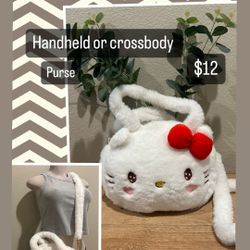 Hello Kitty Fur Purse $12
