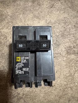 50 amp 2-pole breakers