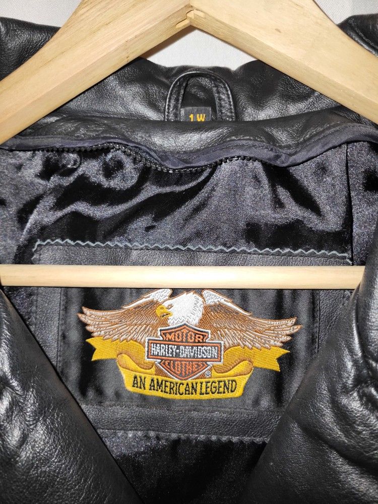 Women's Harley Davidson Leather Motorcycle Jacket