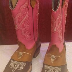 Women Western Square toe Cowgirl Boot 6.5