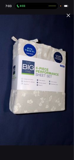 $50 Twin XL Bed Sheet Set