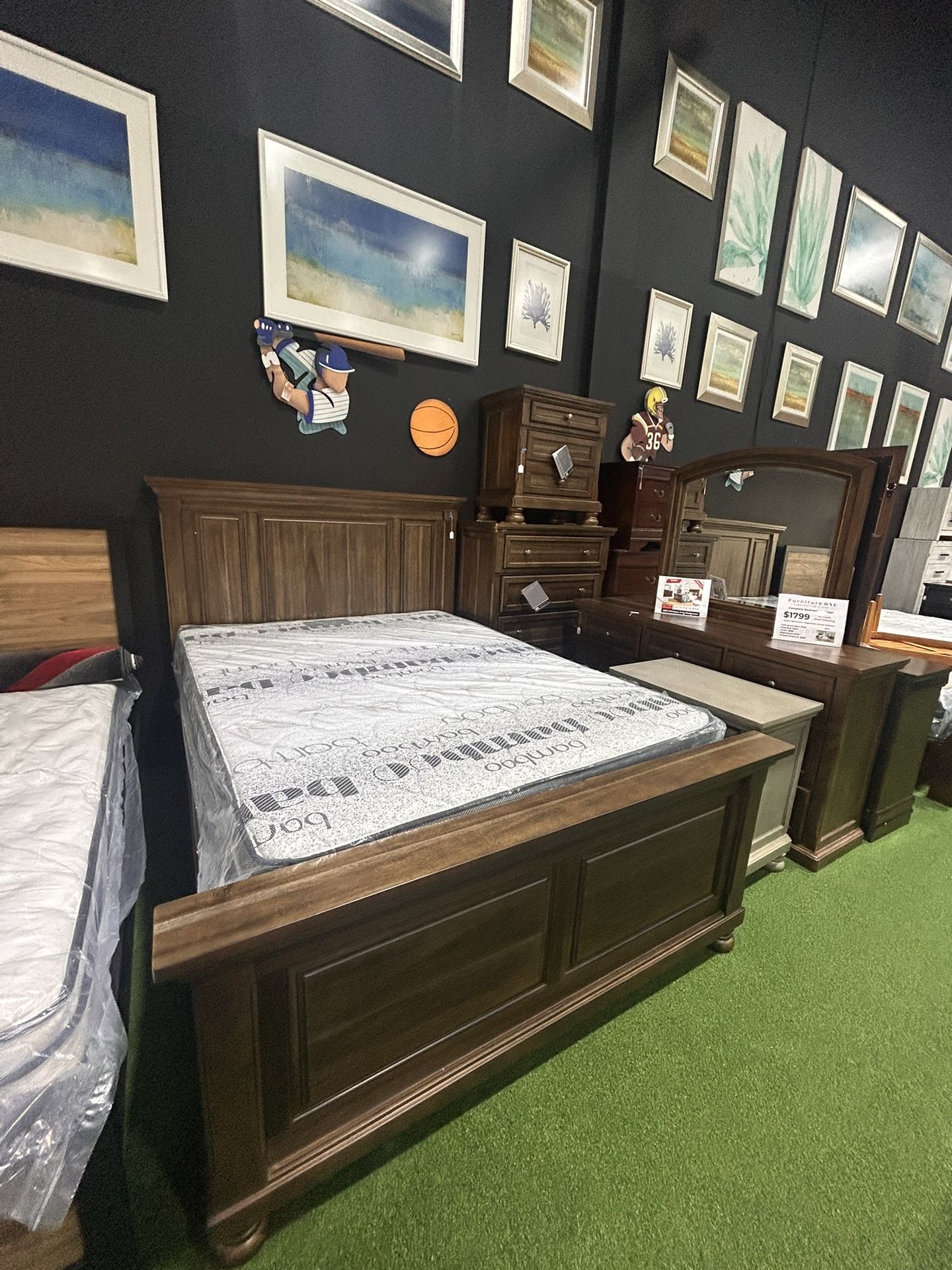 Classic 6-Piece Queen Bedroom Set - Rich Espresso Finish