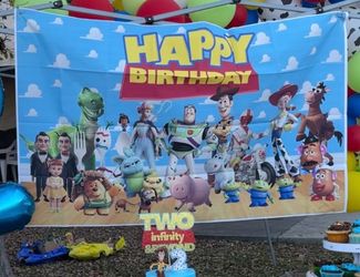 Toy Story Birthday Party Banner & 7 Goodie Bags