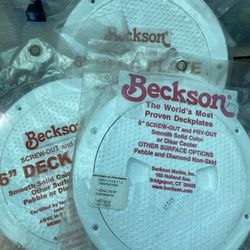 Beckson 6” Screw-Out and Pry-Out Deck Plate