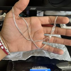 925 Silver Cuban Chain 