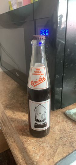 1983 old world championship orioles coke cola bottle
