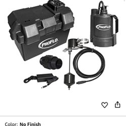 PROFLO PF92910 Sump Pump Back Up System - N/A