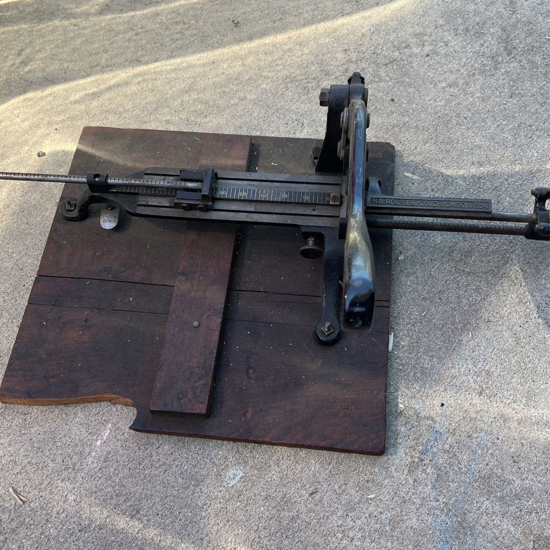 Rule & Lead Cutter , Letterpress Tiols